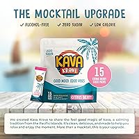 Vista 4 de Paquetes de mezcla de bebida Kava – Paquete de 15 mezclas de bebida en polvo de extracto de kava premium, bebida social alternativa al alcohol
