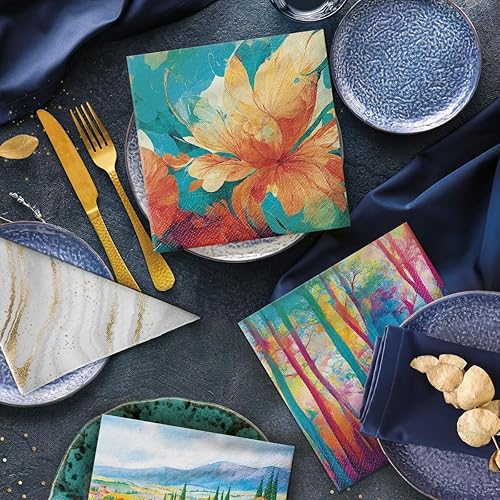 Miniatura 4 de AM Décor - 20 servilletas de papel suaves de 3 capas de Decoupage de 13 x 13 pulgadas (desplegadas) (Ladybird in Daisies)