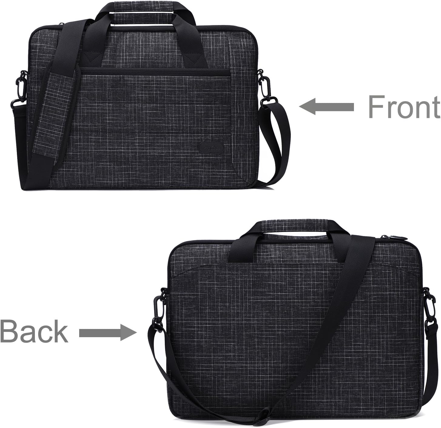 🔥 Procase 11-12.9 Inch Sleeve Case Bag Compatible for Tablet Laptop Ultrabook MacBook Chromebook Surface Pro X Notebook Acer Asus Dell HP Lenovo Galaxy with Handle Carrying Shoulder Strap -Black Plaid