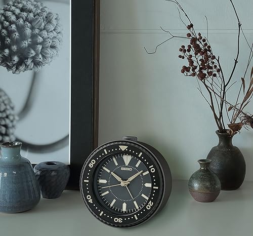 Miniatura 4 de Seiko Mai Heritage Reloj despertador, negro clásico