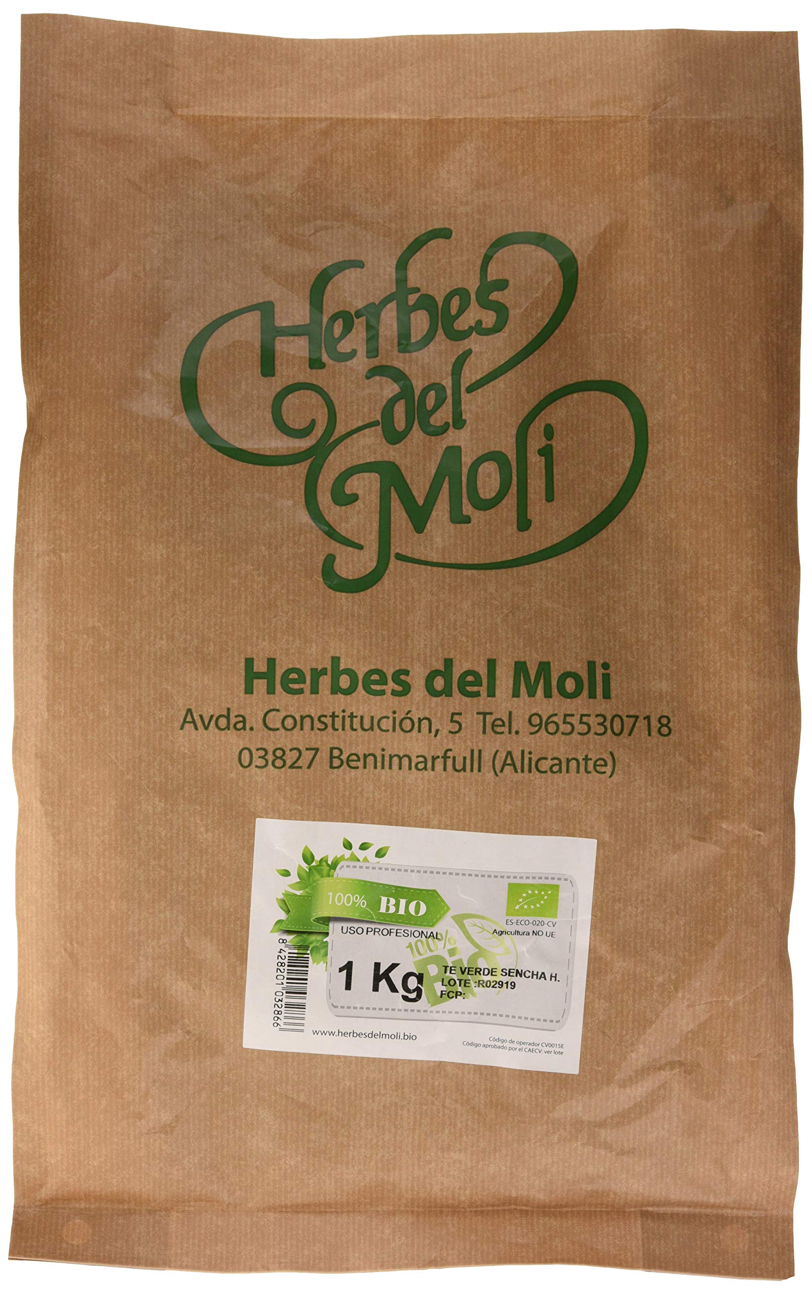 Herbes Del Te Verde Sencha Eco 1 Kg - 500 g