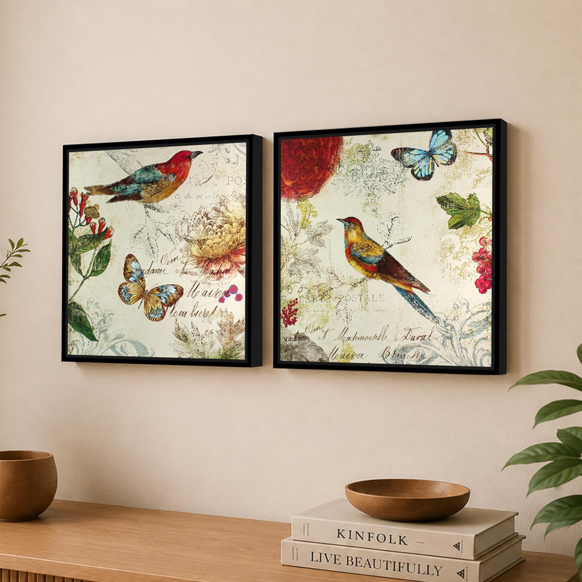 Vintage Floral Canvas Painting - Wall Art -19 Vintage Floral Canvas Painting - Wall Art -19