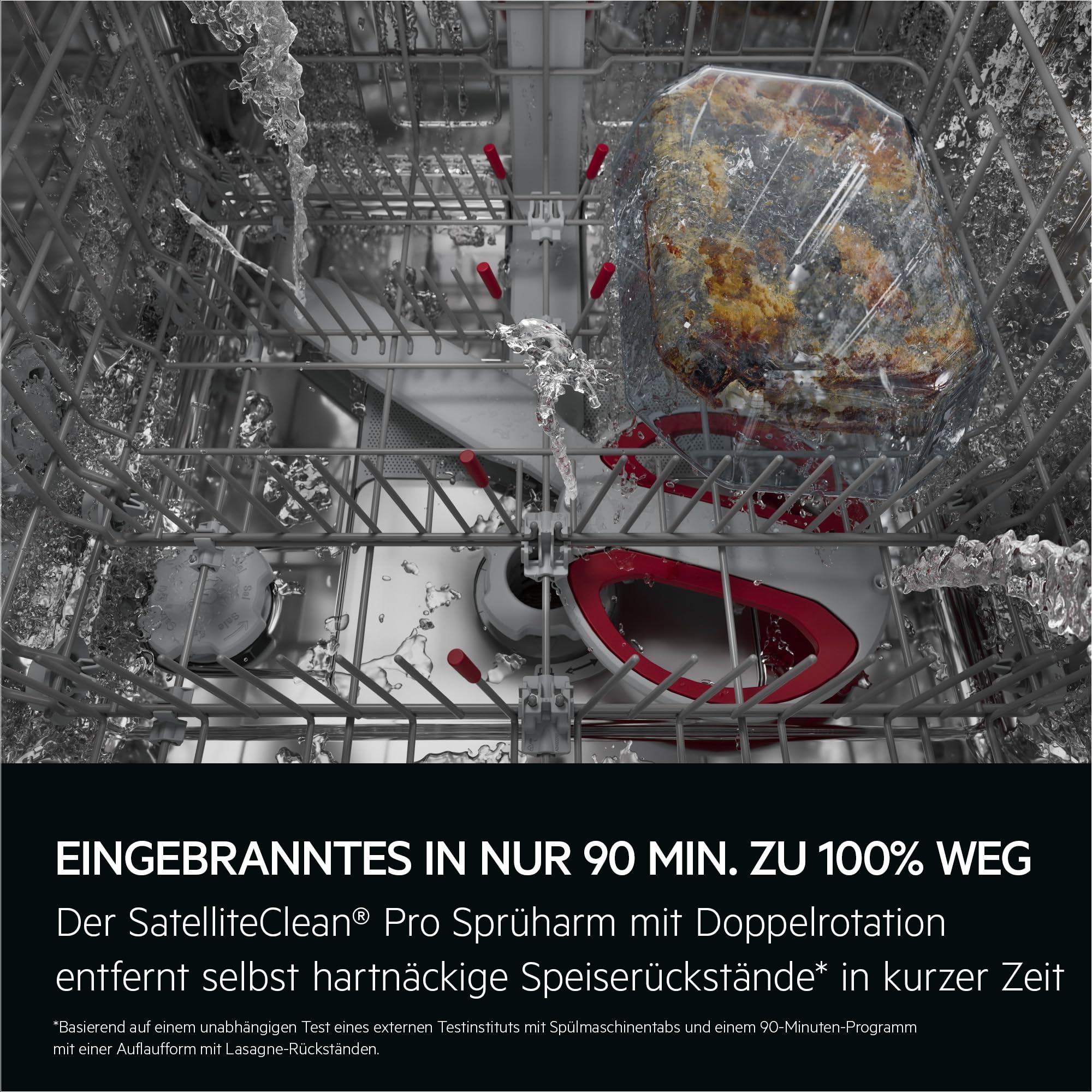 Vollintegrierter AEG 8000 Geschirrspüler, 60cm, smarte WiFi Spülmaschine, vielseitige Körbe & sichere Glasreinigung, ComfortLift Hebefunktion, 40 dB, LightOnFloor, nur 8,4L Wasserverbrauch, GI8200B4SC