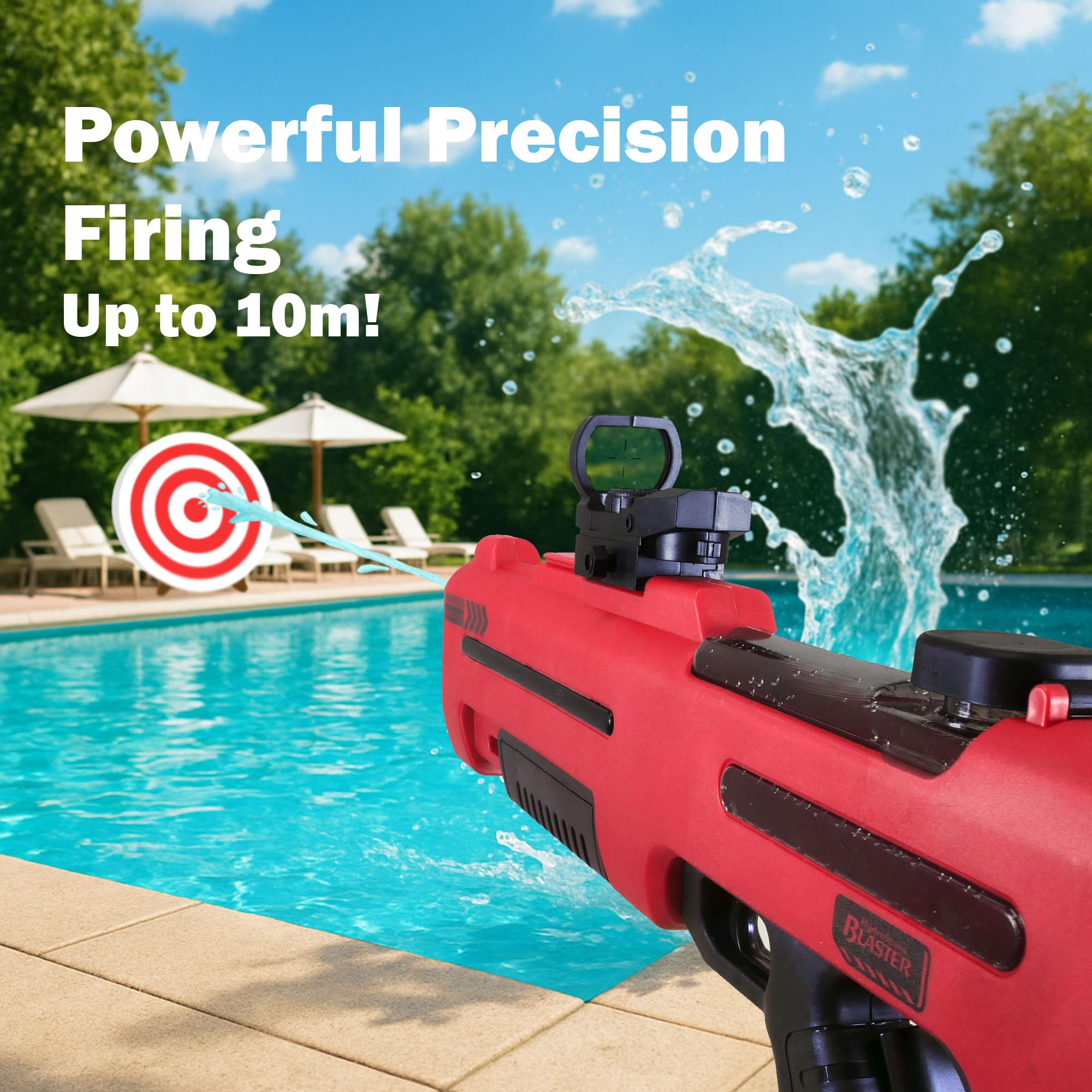 KandyToys Automatic Electric Water Gun, Multi-coloured - Image 3