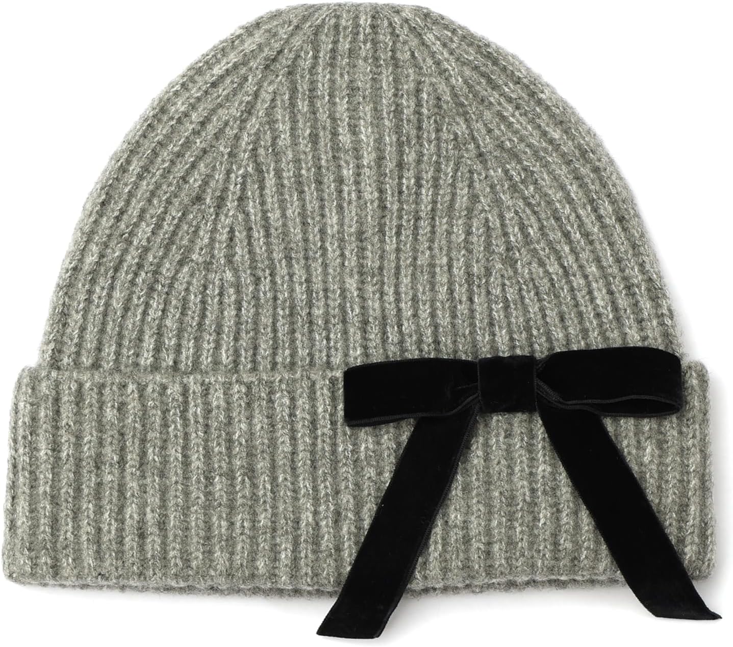 Kate Spade New York Womens Velvet Bow Cuff Hat - Image 2