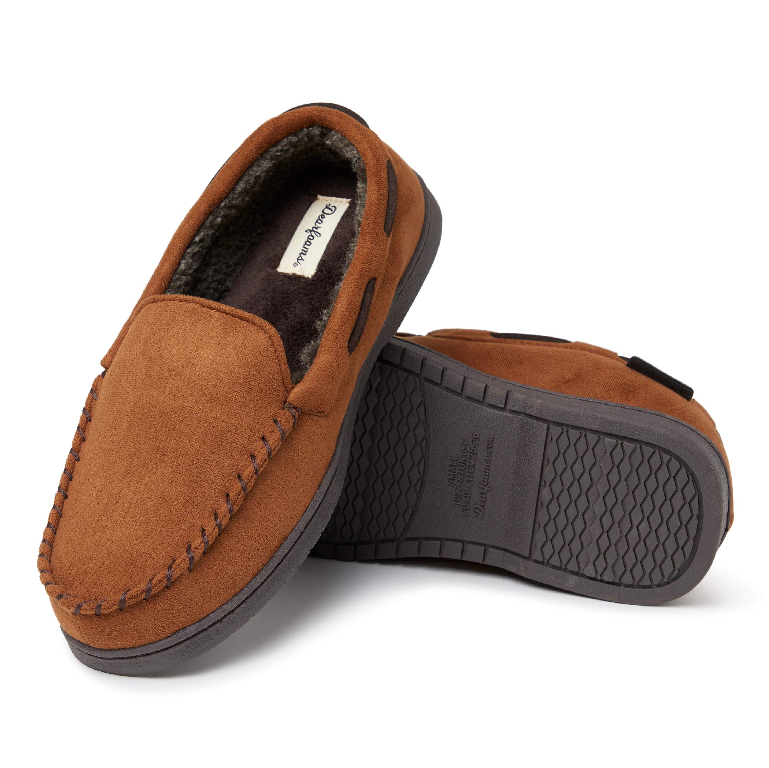 Leather Moccasins Wide Width Moccasin Slippers Men's Extra Wide 3E
