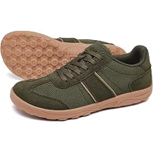 SILENTCARE Mens Wide Barefoot Shoes Sneakers Minimalist Zero-Drop Sole Wide Toe Box, Optimal Traction for Gym Walking Travel