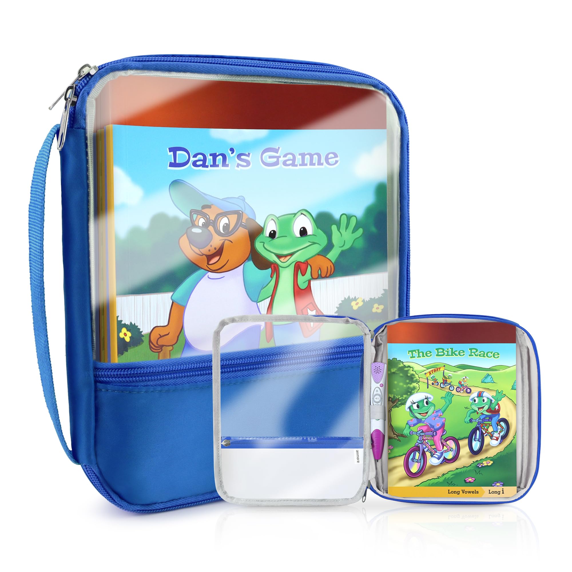 Rangement rigide LeapReader Leapfrog bleu housse antichoc livres - 8