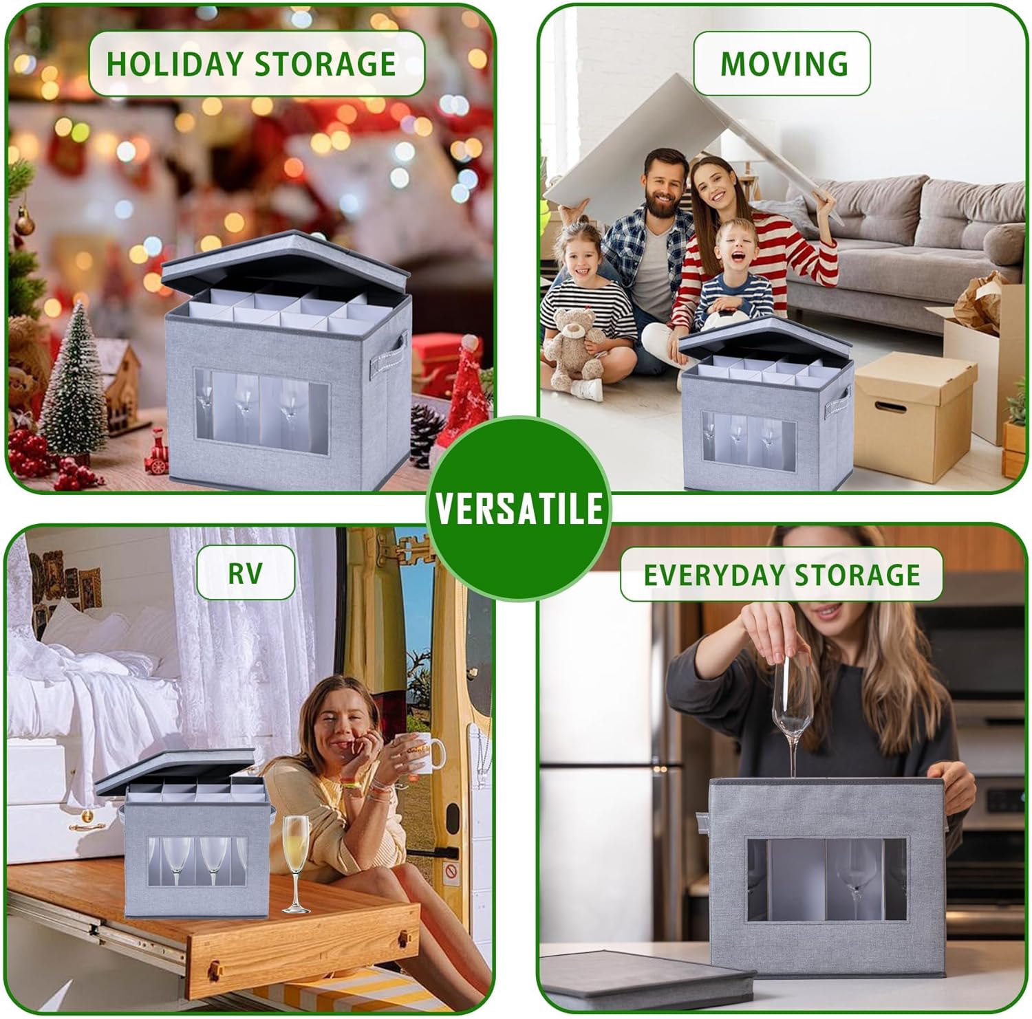 Champagne Flutes Storage Box