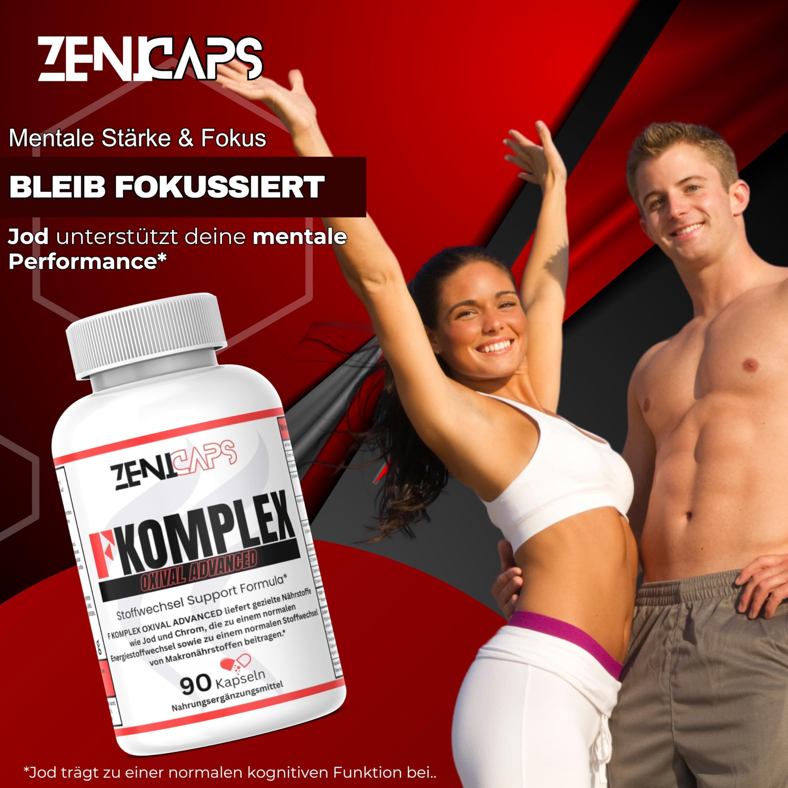 F KOMPLEX OXIVAL ADVANCED Original Kapseln Stoffwechsel FKomplex Support Complex F-Komplex Formula* | Einfache Anwendung | 90 Kapseln (90 Kapseln)