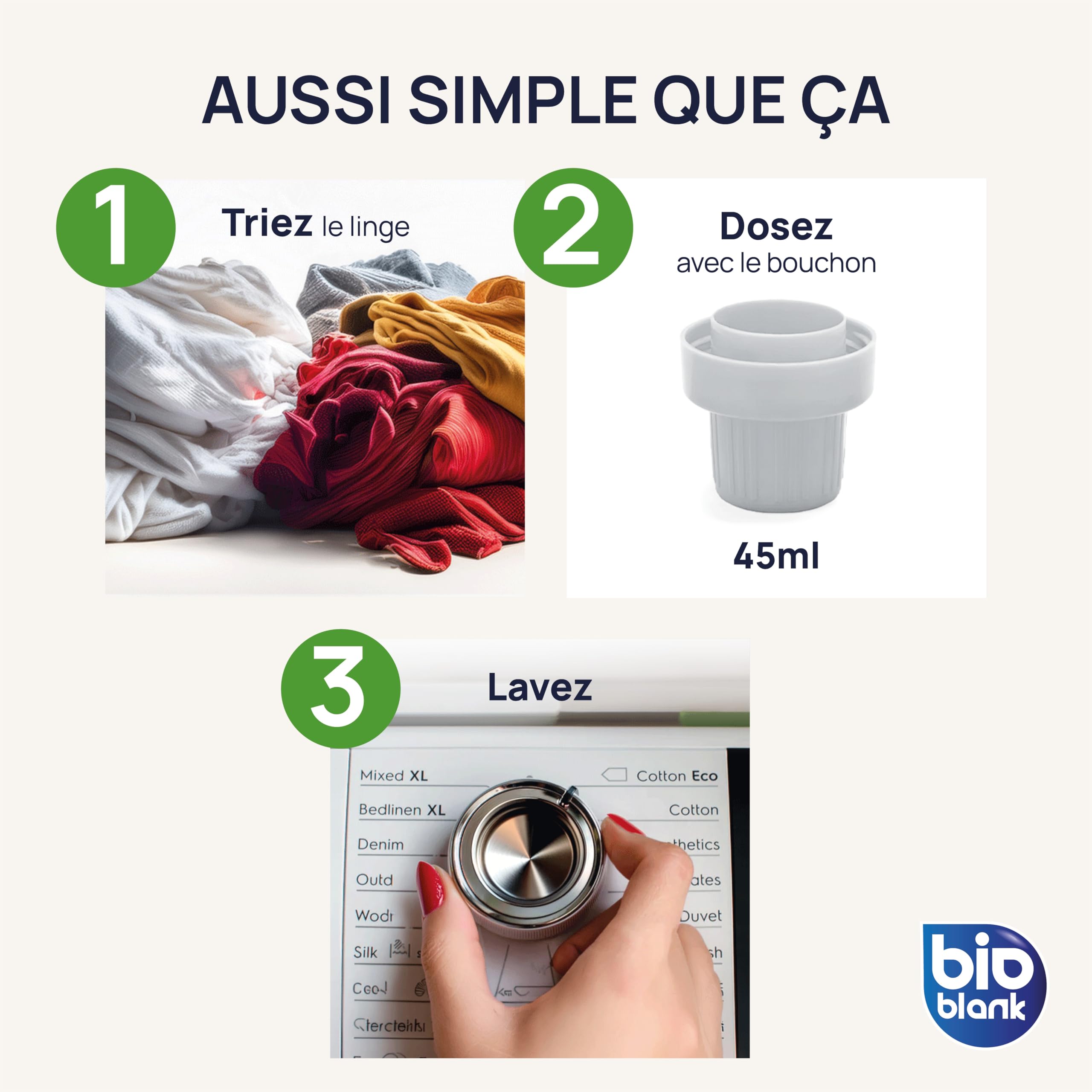 Lessive Liquide Ultra Concentrée 65 Lavages 3L
