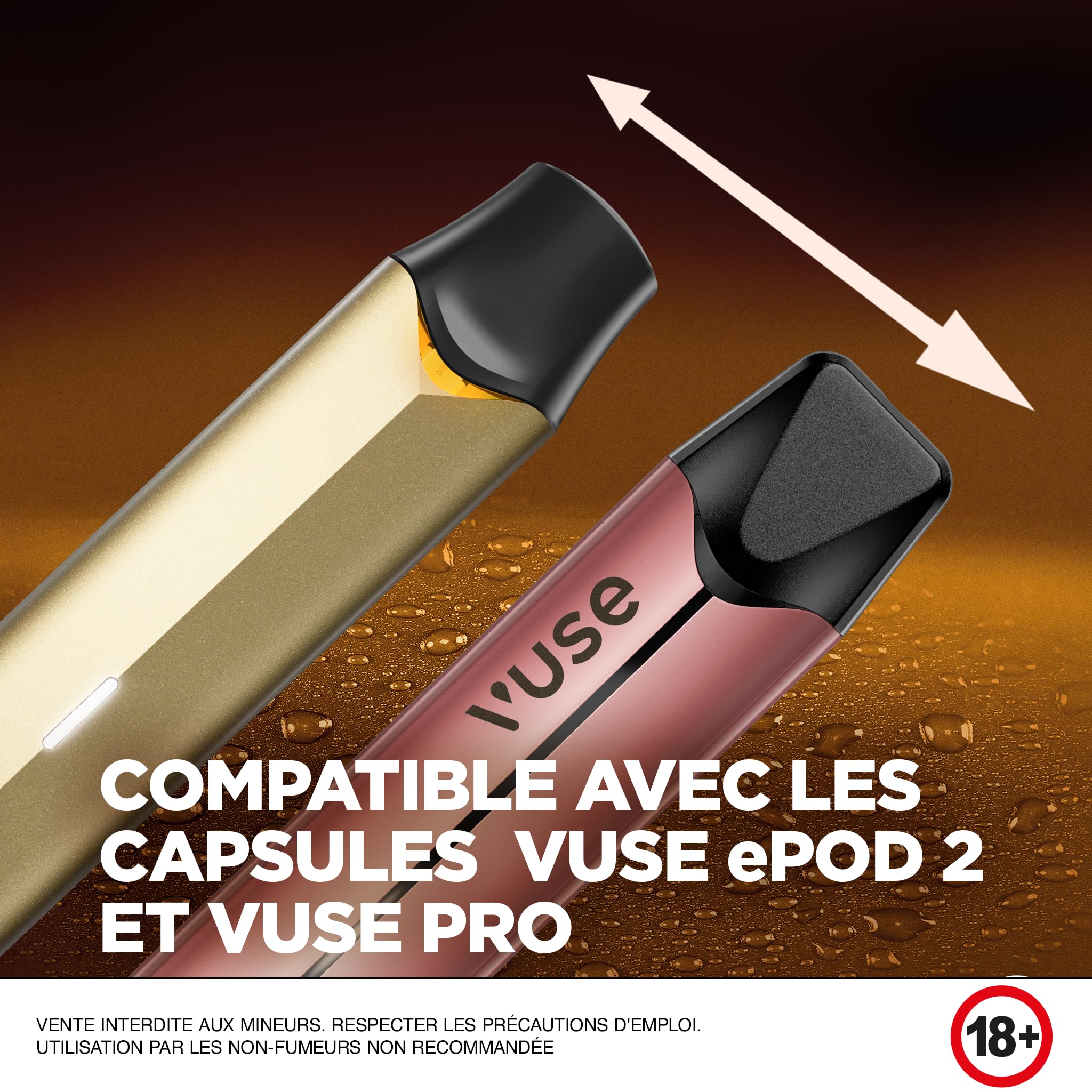 Vuse Epod Caps Amazon Capsules VUSE ePod 2 Mangue Tropicale Lot de 10,  jusqu'à 9500