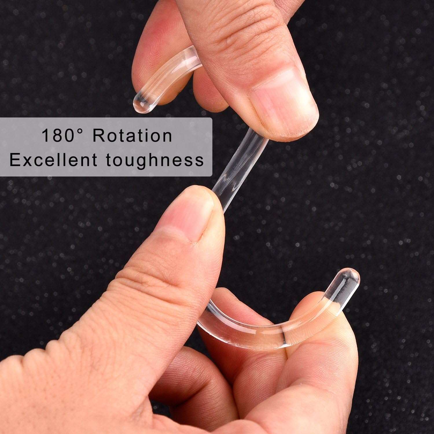 24 Packs Plastic Shower Curtain Rings Hooks for Bathroom Shower Window Rod (Clear) : Home & Kitchen