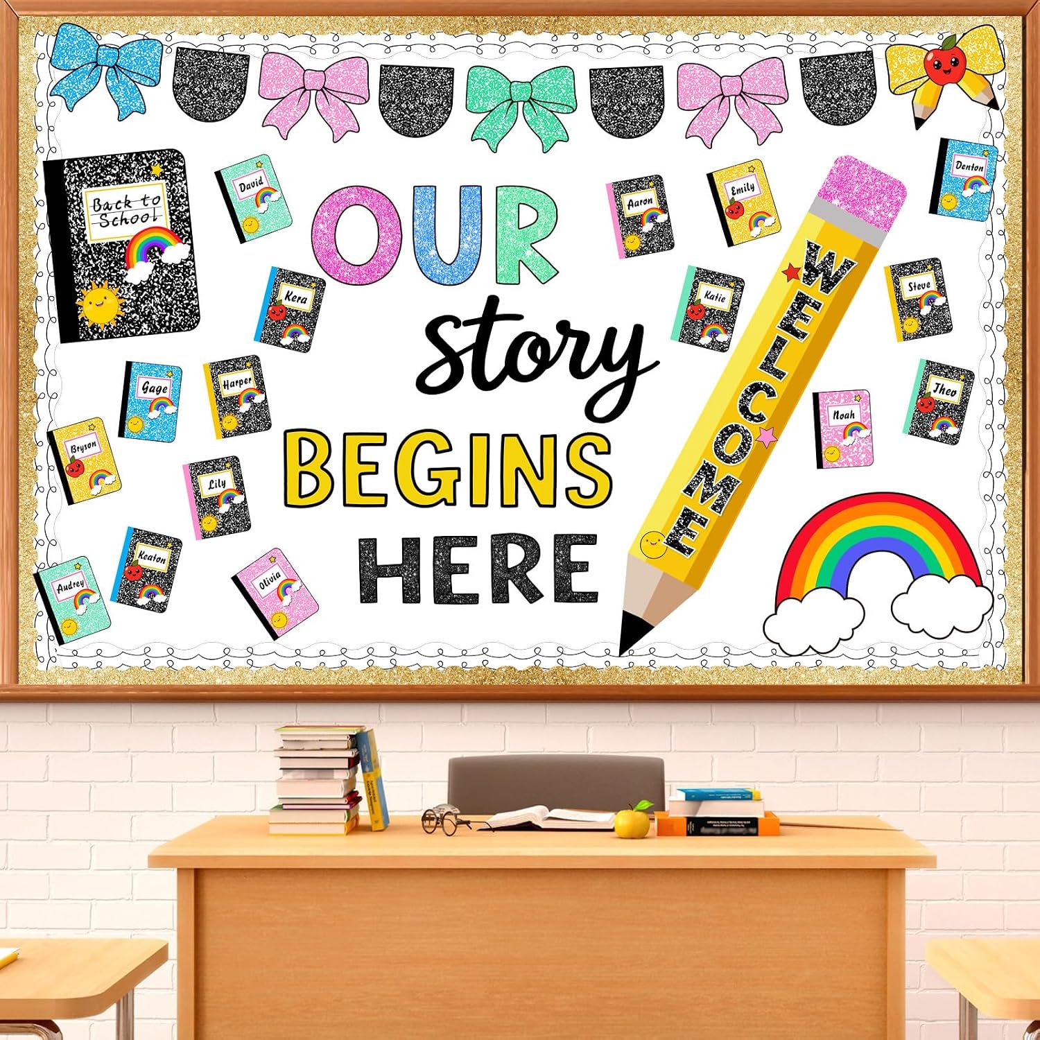 LioNergy Composition Notebook Classroom Bulletin Board Decoration Kit