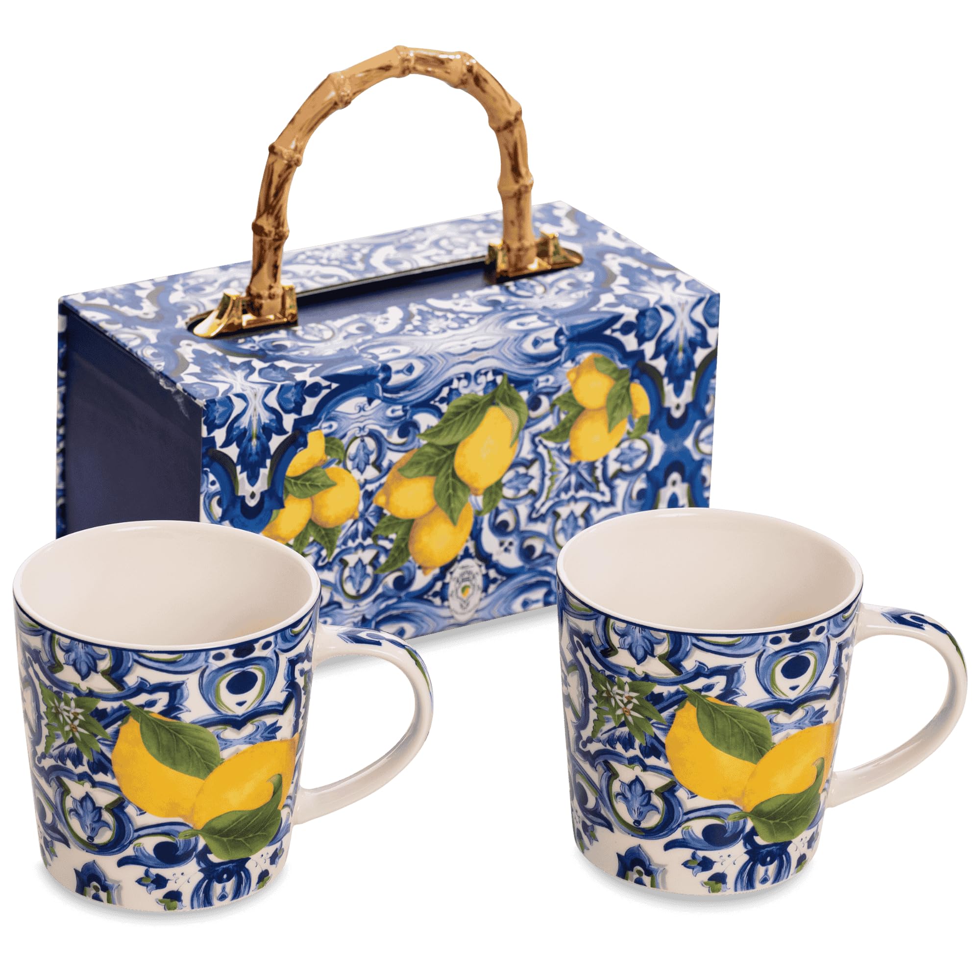 Mug Blue céramique 350 ml Divina Italian Design SF184 lot tasses de luxe