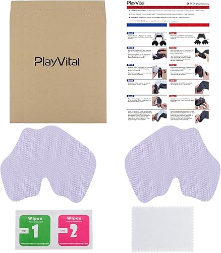 Miniatura 9 de eXtremeRate PlayVital - Agarre de control antideslizante para PS5, almohadillas de goma suave con textura profesional para controlador PS5