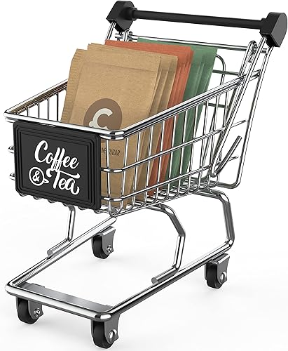 2 unidades de soporte para paquetes de azúcar, contenedor de edulcorante de metal, accesorios de café para restaurante y hogar, cesta de bolsa de té