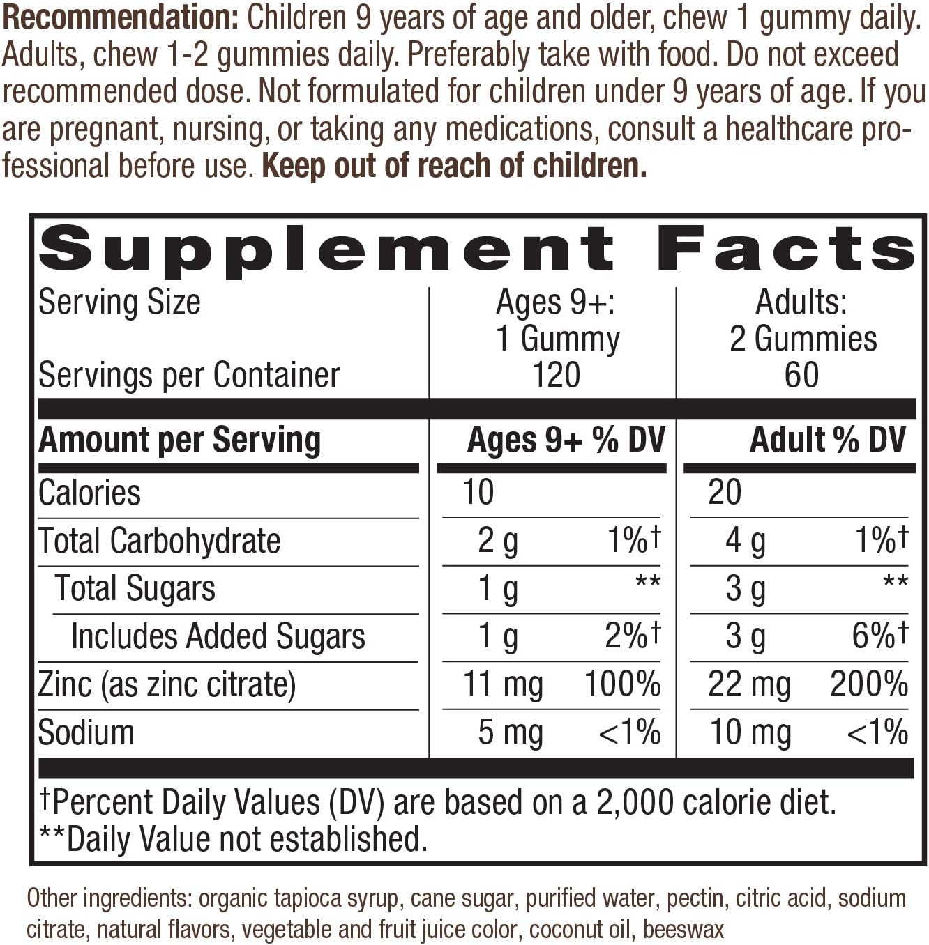 Nature's Way Immune Gummies Bundle, Zinc Gummies, Vitamin D3 Gummies, Immune Support, Delicious Berry and Fruit Flavors, 120 Gummies Per Bottle