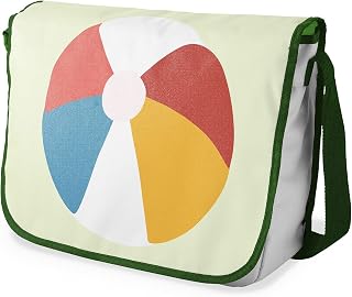 Bonamaison Stampate Digitalmente Borse da Scuola Messenger con Cinturino Cachi per...