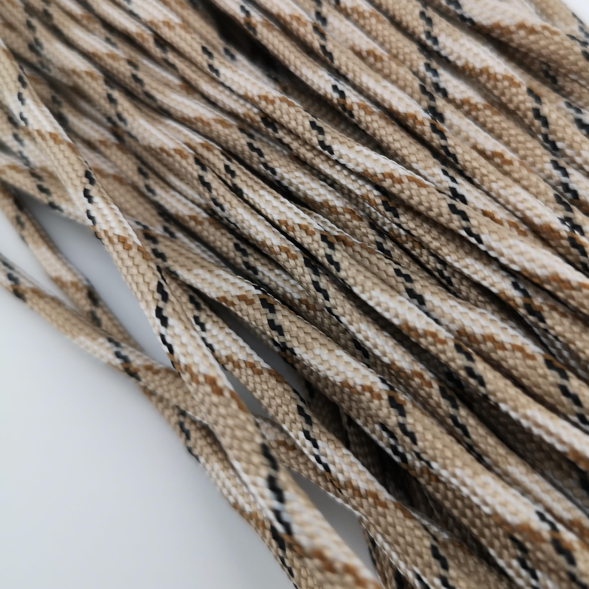 4mm Paracord – Secure Tents, Build Shelters & Handle Emergencies - Heavy-Duty Nylon Cord (Desert camo, 20 meters / 65 ft)