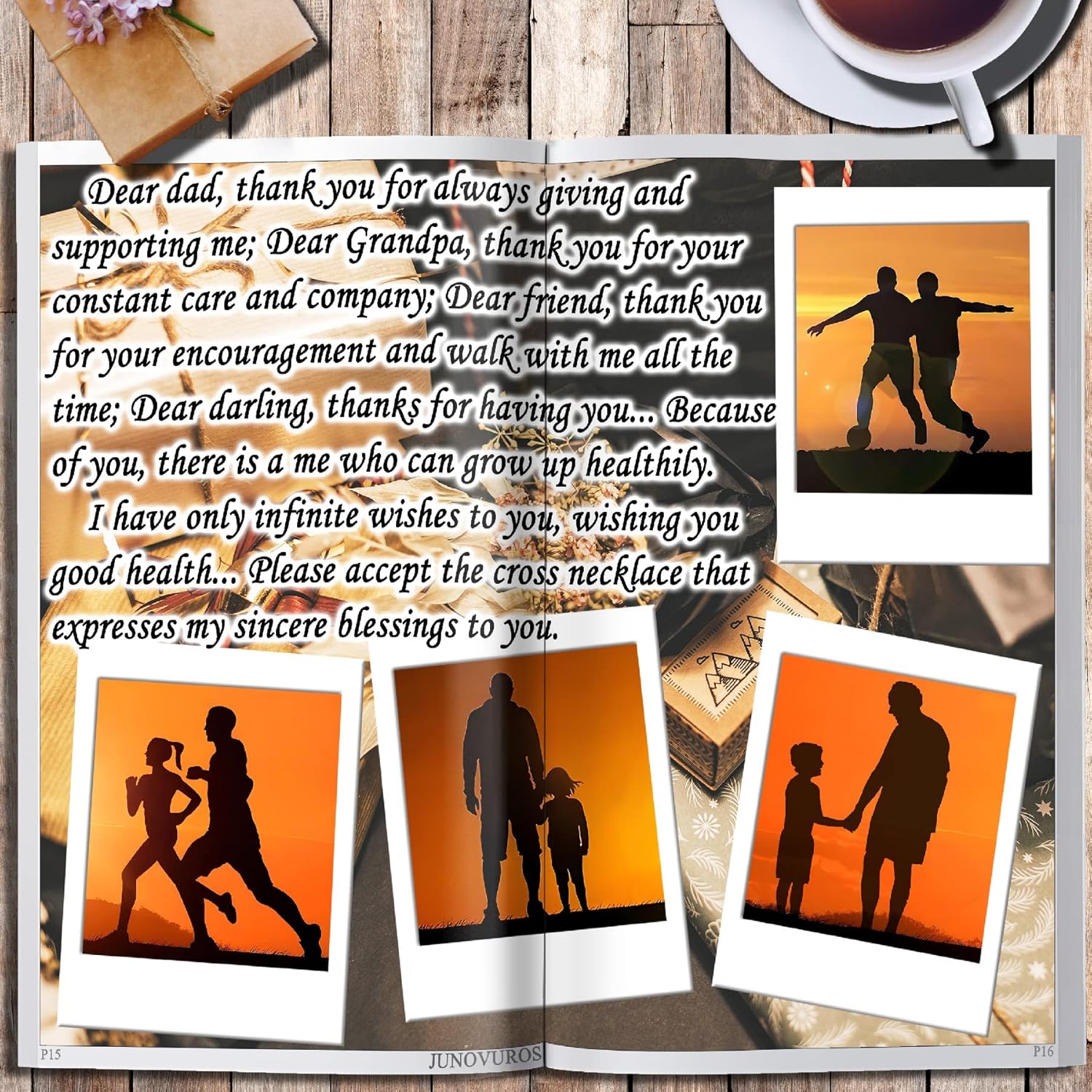 JUNOVUROS Stainless Steel Jesus Christ Cross Pendant Necklace for Men, 20 to 28 In Rolo/Byzantine Chain, 2 Sizes of Religious Jewelry with Silver/Gold/Black - Image 9