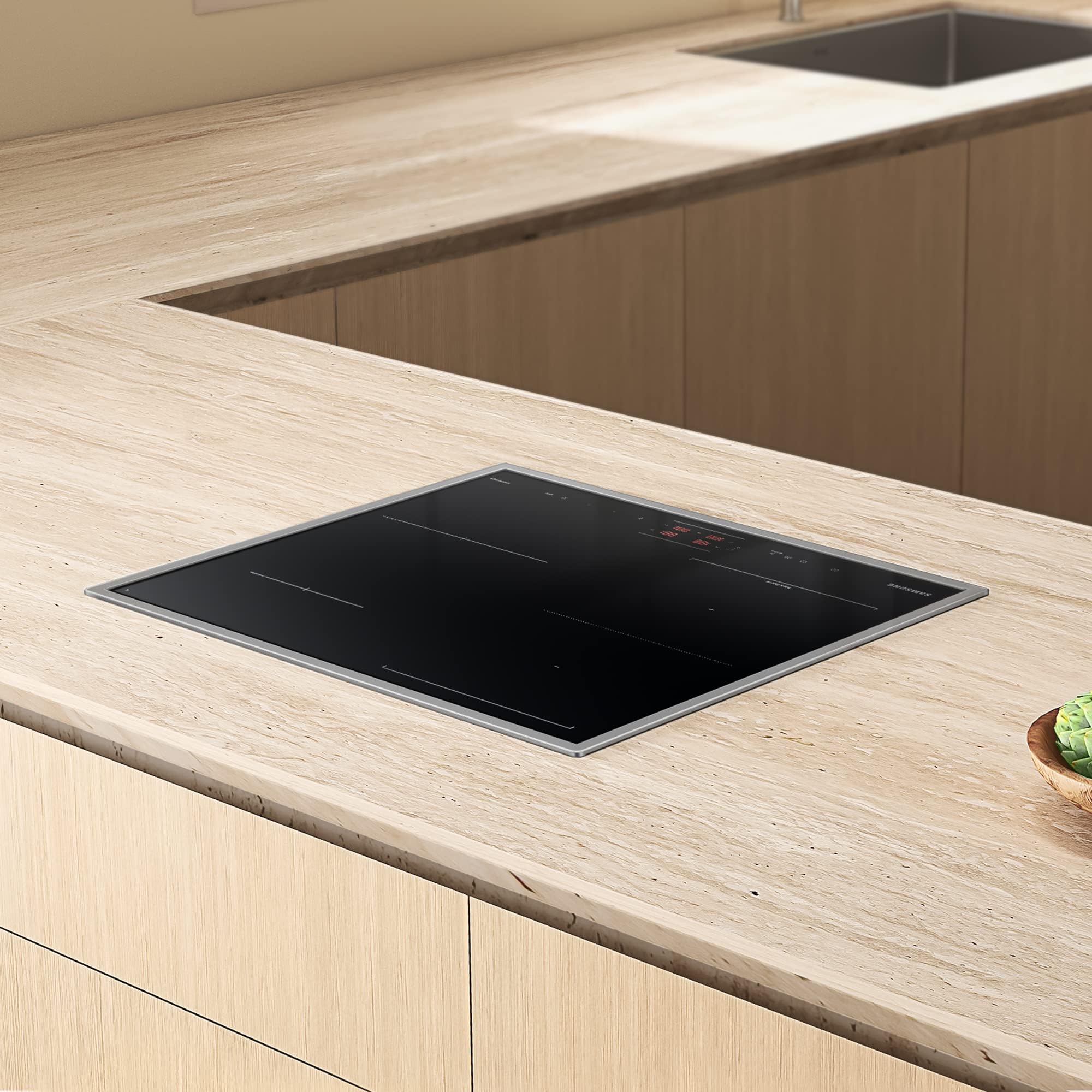 Samsung Autarkes Induktionskochfeld (NZ64B5046JK/U1), 60 cm, Glaskeramik, FlexZone, SmartThings Cooking, Sensortasten mit Slider