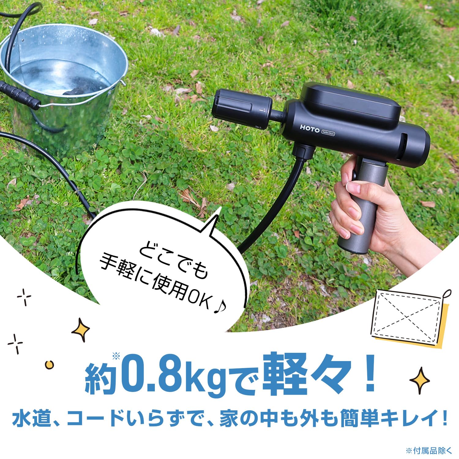 [MRG] 折りたたみ式 高圧洗浄機 コードレス 充電式 5つの噴射モード 0. Amazon | [MRG] 折りたたみ式 高圧洗浄機 コードレス 充電式 5つの噴射