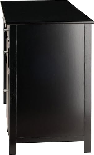 Miniatura 6 de Winsome Delta escritorio para oficina y computadora Madera Negro