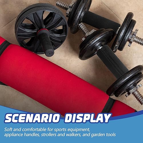 Miniatura 4 de Frienda 4 unidades de empuñaduras de 4.25 pulgadas NBR goma espuma agarre envoltura suave tubo amortiguador cubierta de mango cubierta cubierta