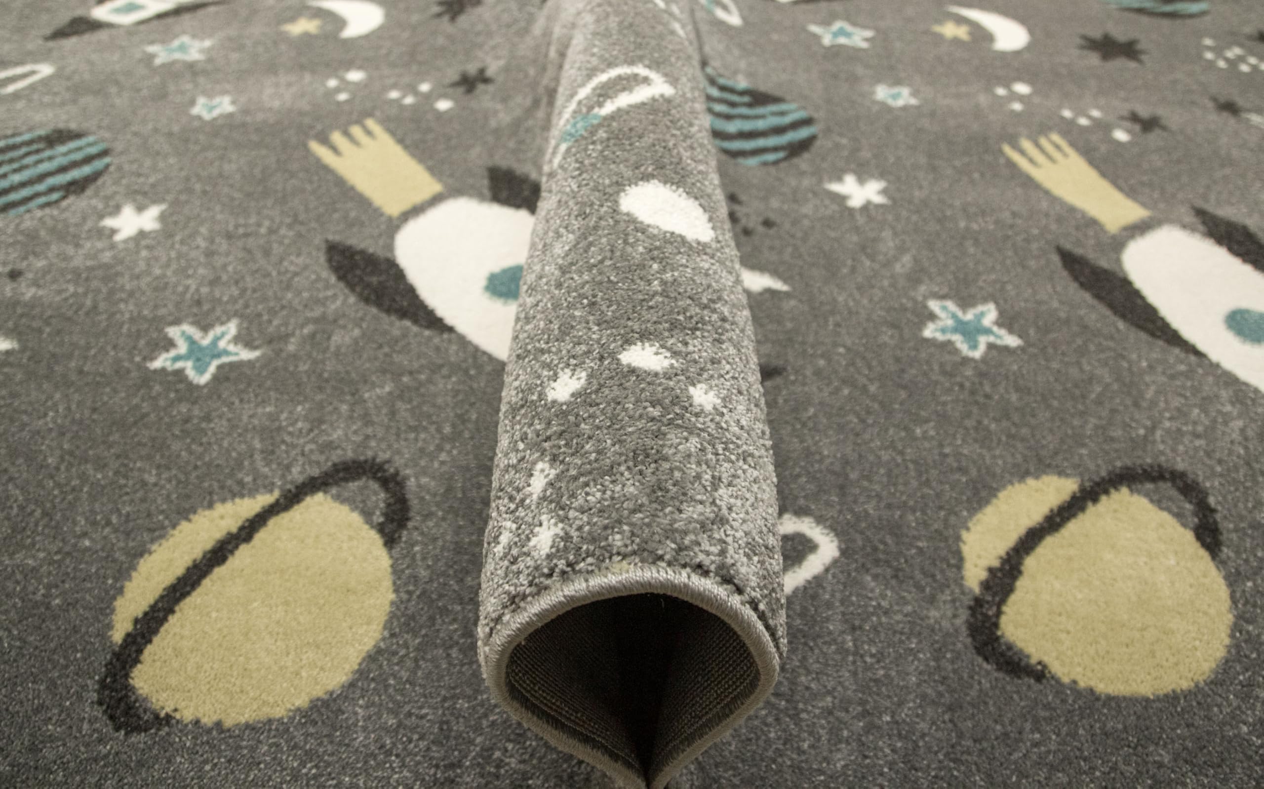 Lima Kinderteppich 100x200 cm, Kinderzimmer Kurzflor Teppiche
