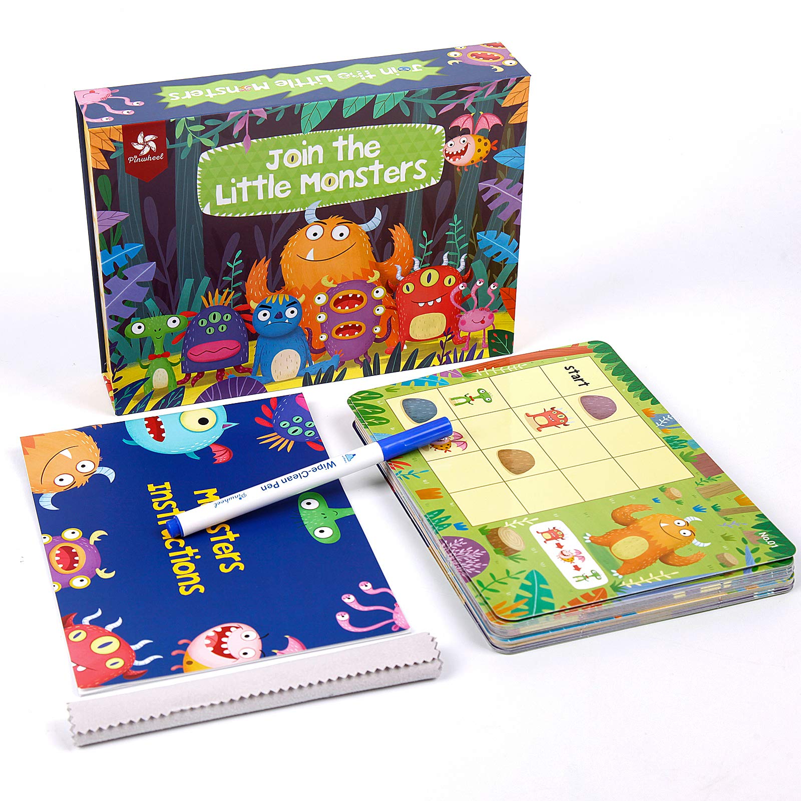 Buy Warmlybebe Preschool Toddler Flash Cards,Dry Erase Maze Connection