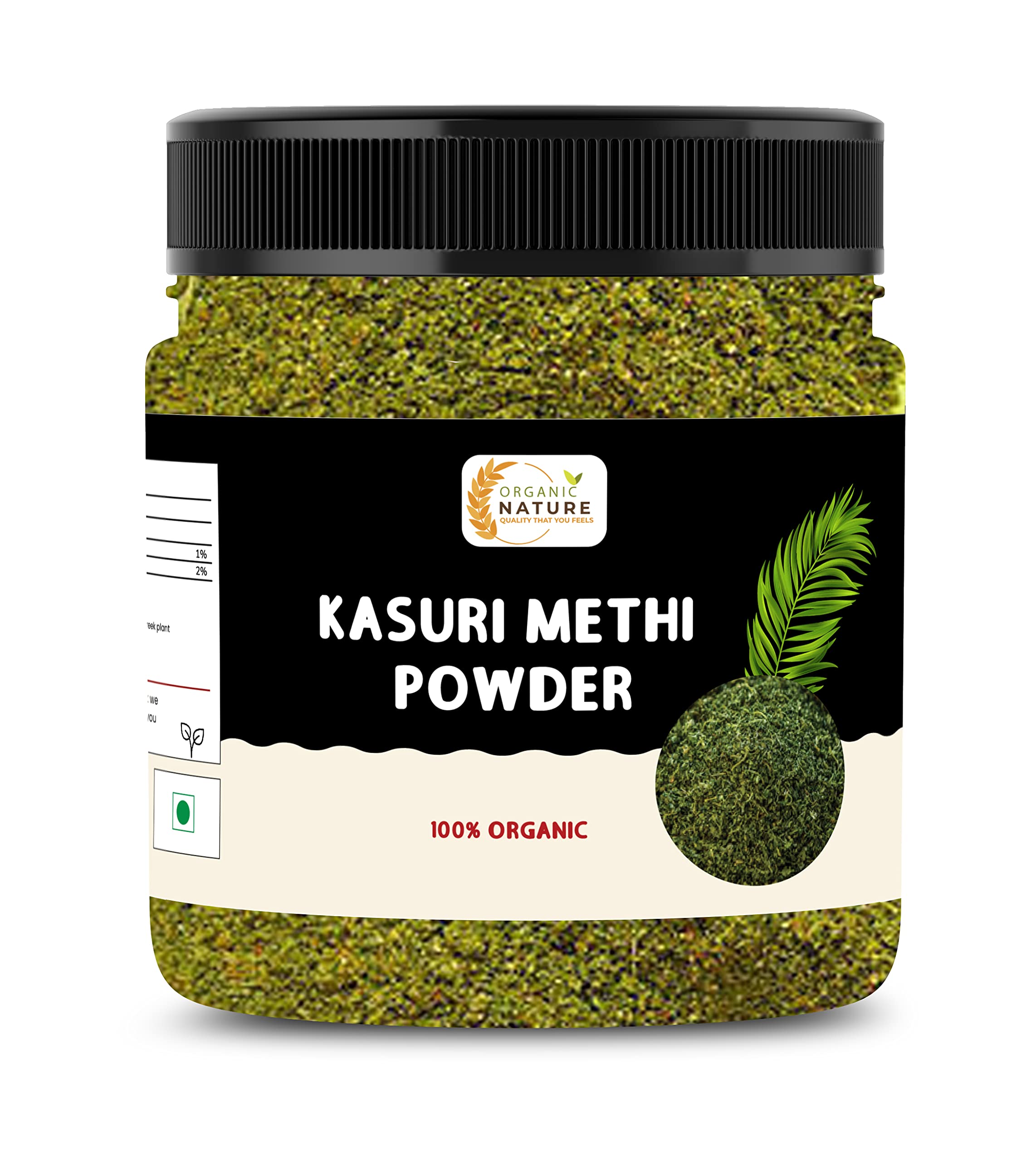 Organic Nature Kasuri Methi Powder Ready to Use 250 Gram (Jar Pack) (B098F4K5NM) Amazon Price History, Amazon Price Tracker