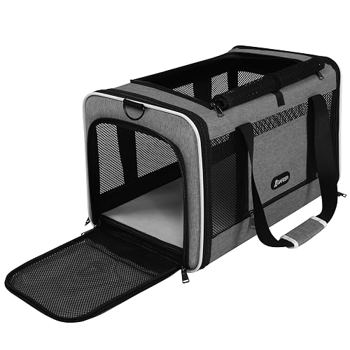 GAPZER Cat Carrier 18x11x11 Top Load Soft-Sided Pet Travel Bag