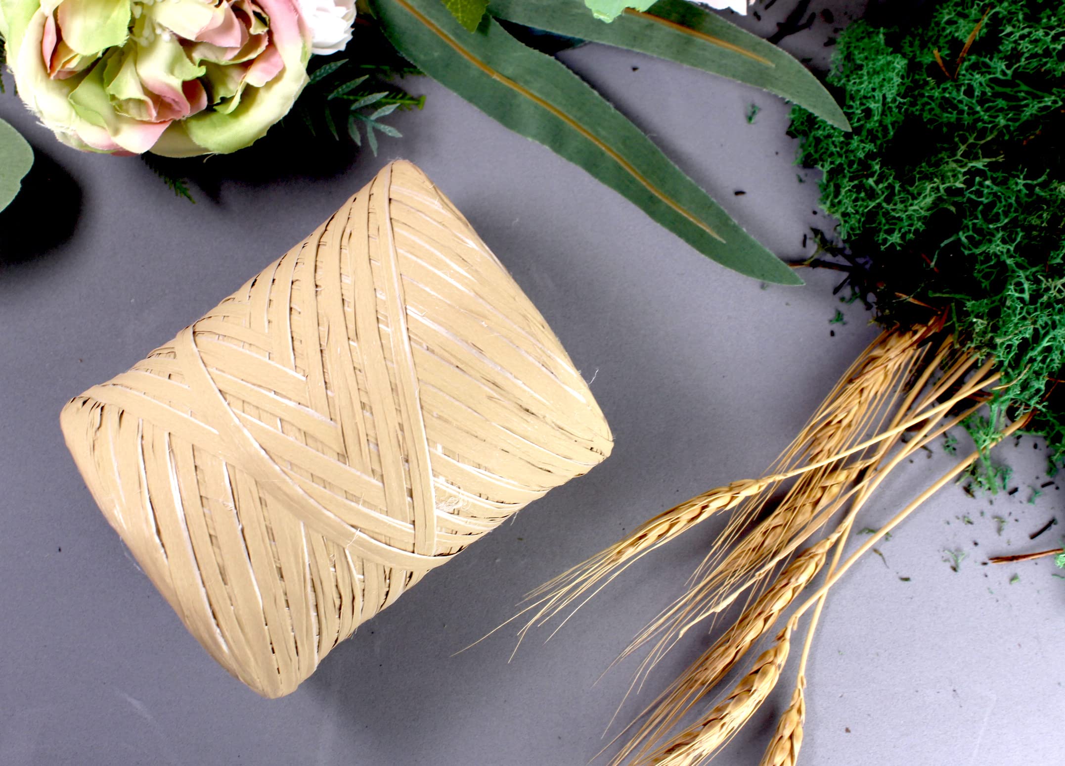 raphia synthetique or - Autour de la fleur : Accessoires de décoration raphia synthetique or - Autour de la fleur : Accessoires de décoration