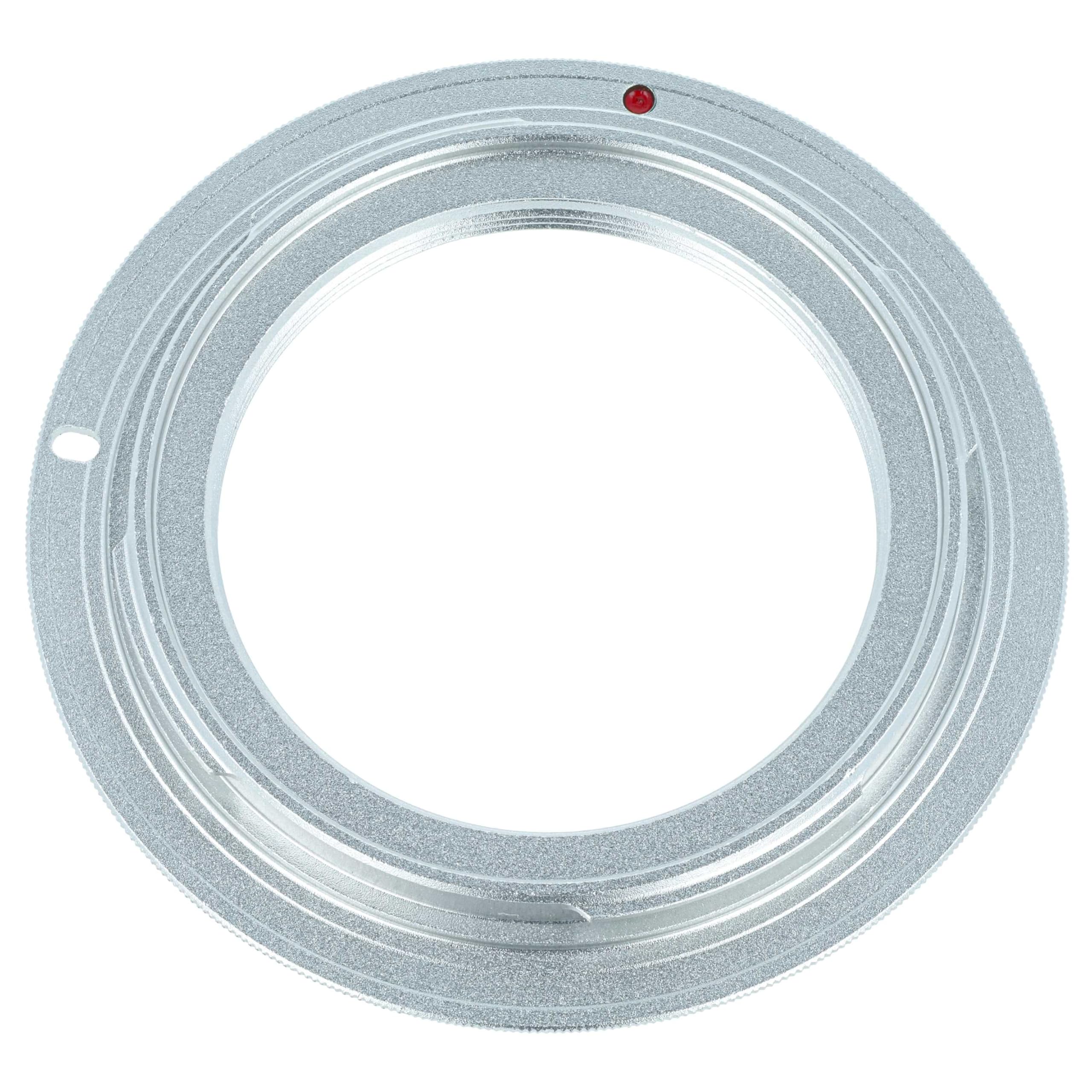 vhbw Bague d'adaptation Compatible avec Nikon Z30, Z50, Z50 II, Z6 II, Z5 II, Z6 III, Z7, Z7 II, Z6, Z5 - Monture Z vers objectifs M42 argenté