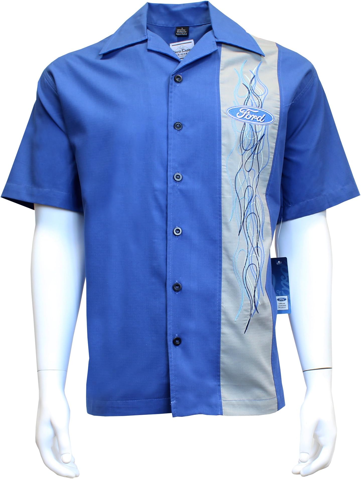Ford Flames Camp Shirt, M