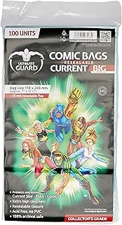 Ultimate Guard Comic Bags Resealable Thick Current Cards