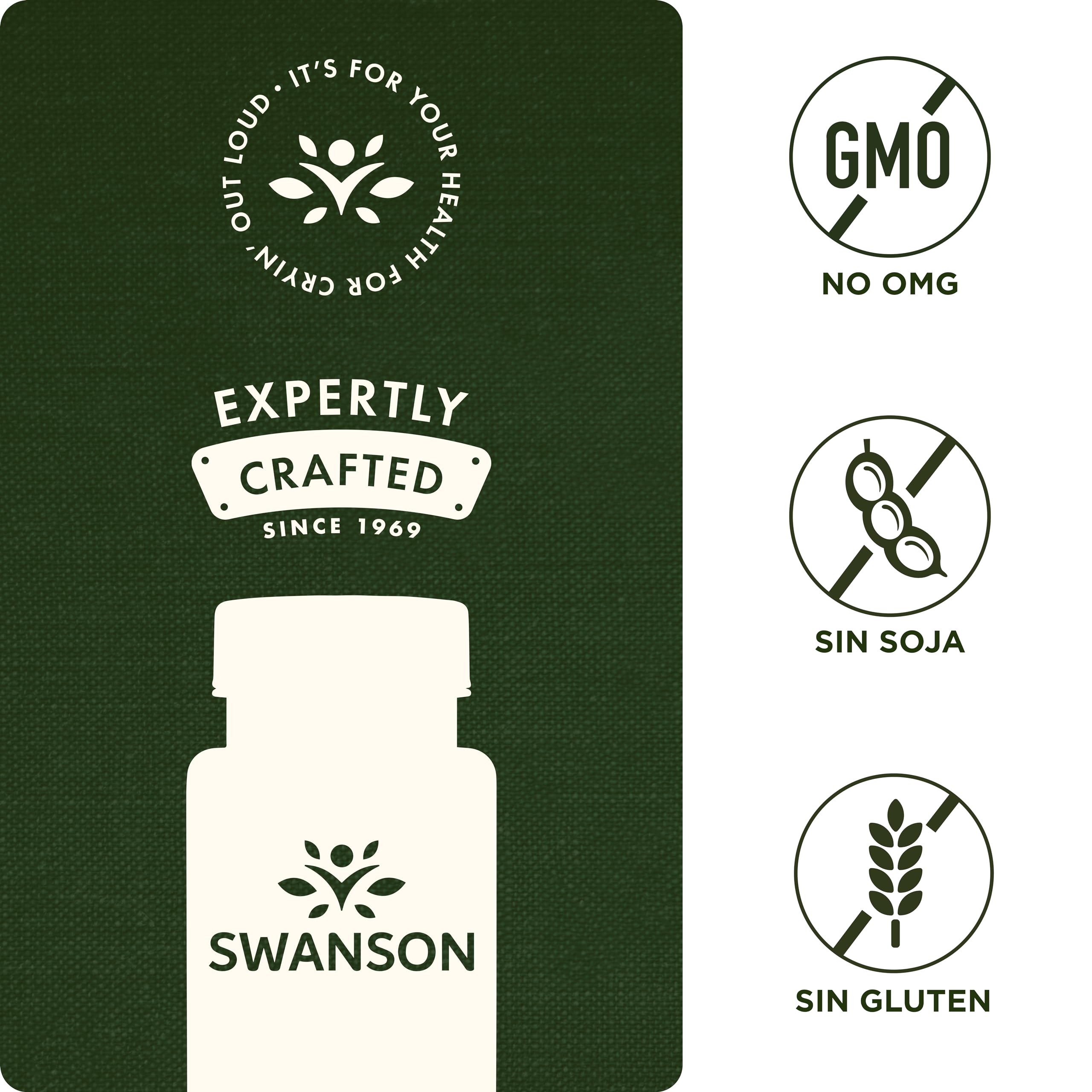 Swanson, Graminex Flower Pollen Extract (Extracto de Polen de Flores), 500mg, de Centeno, 60 Cápsulas, Alta Dosis, Probado en Laboratorio, Sin Soja, Sin Gluten, No GMO
