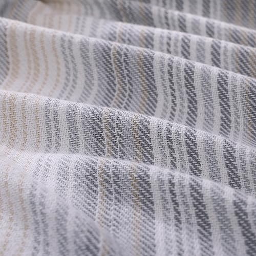 Miniatura 8 de Tommy Bahama - Manta King, ropa de cama de algodón suave, decoración ligera para el hogar para todas las estaciones (beige de la costa arenosa, King)