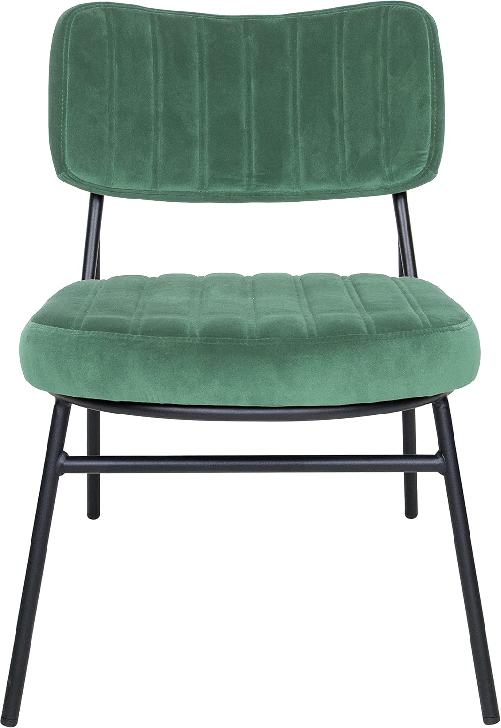 LeisureMod Marilane Velvet Accent Side Chair with Metal Frame Set of Two | Elegant & Versatile Seating for Living Room, Bedroom, or Office | Stylish and Comfortable Design, Turquoise