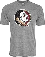 Vista 24 de Blue 84 NCAA - Camiseta de triple mezcla con licencia oficial de la NCAA para hombre, color del equipo icono vintage