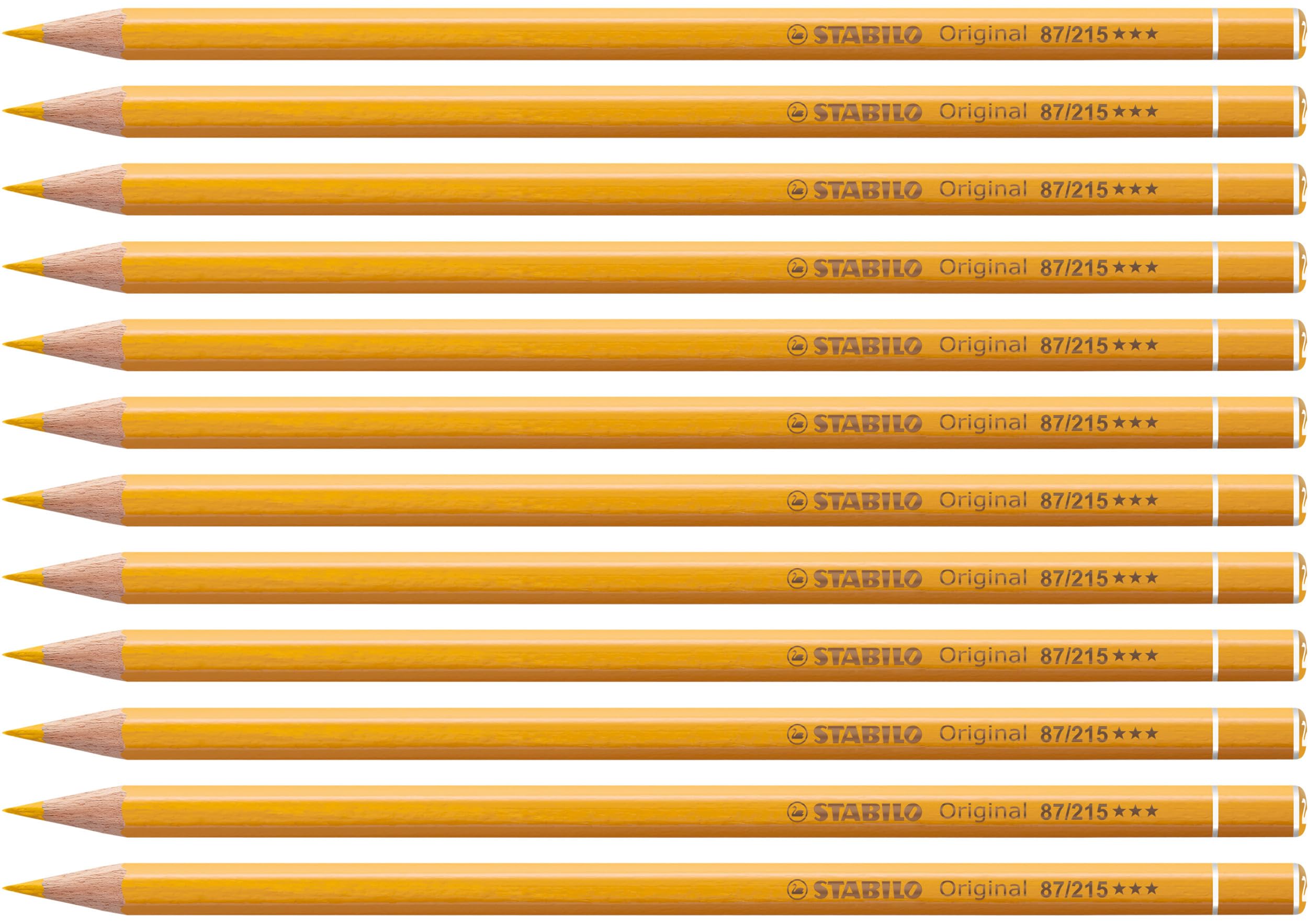 STABILO Premium Colouring Pencil Original - Pack of 12 - indian yellow