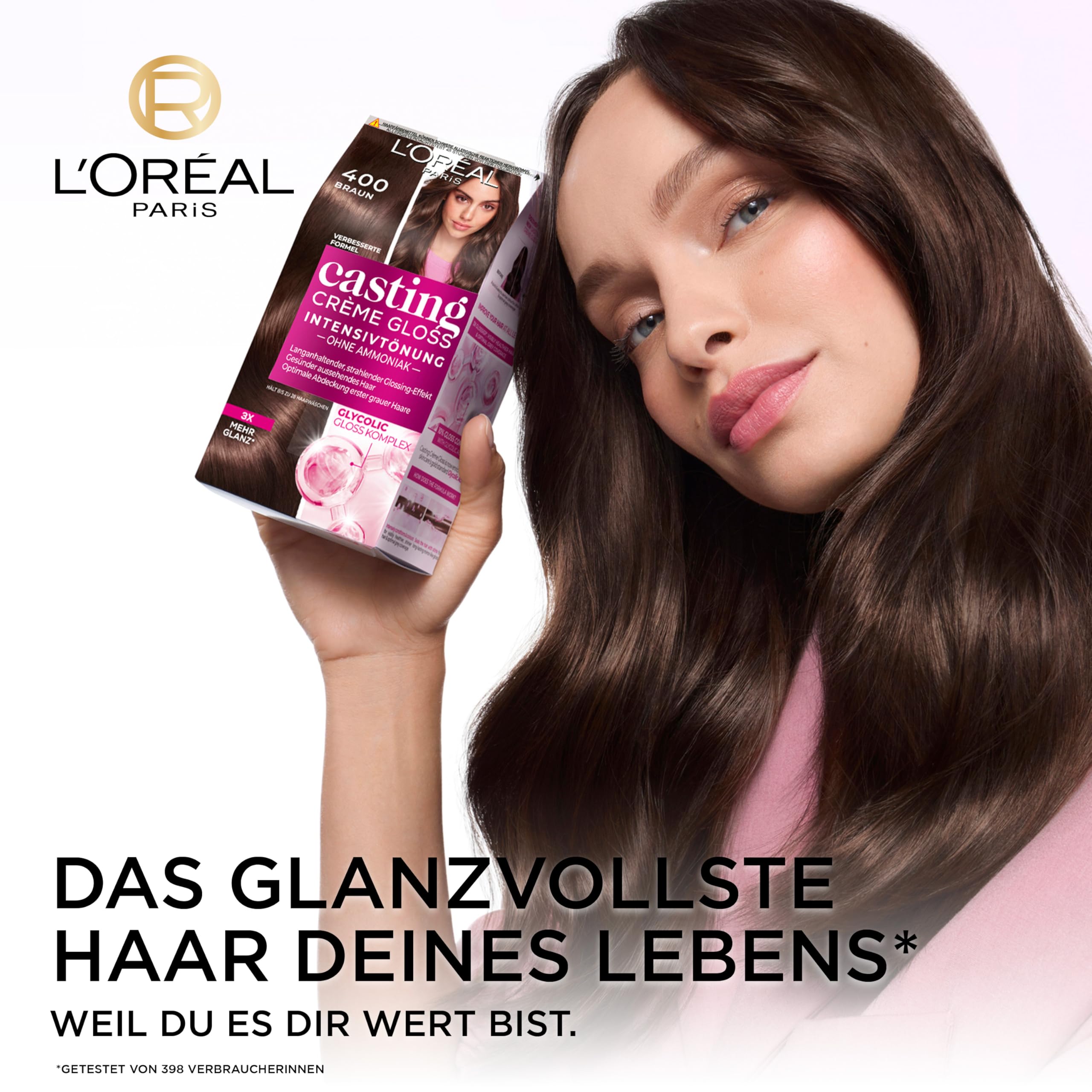 L'Oréal Paris Casting Crème Gloss Hair Dye, Ammonia-Free and Silicone-Free Nourishing Intensive Hair Dye with Crème Gloss, No