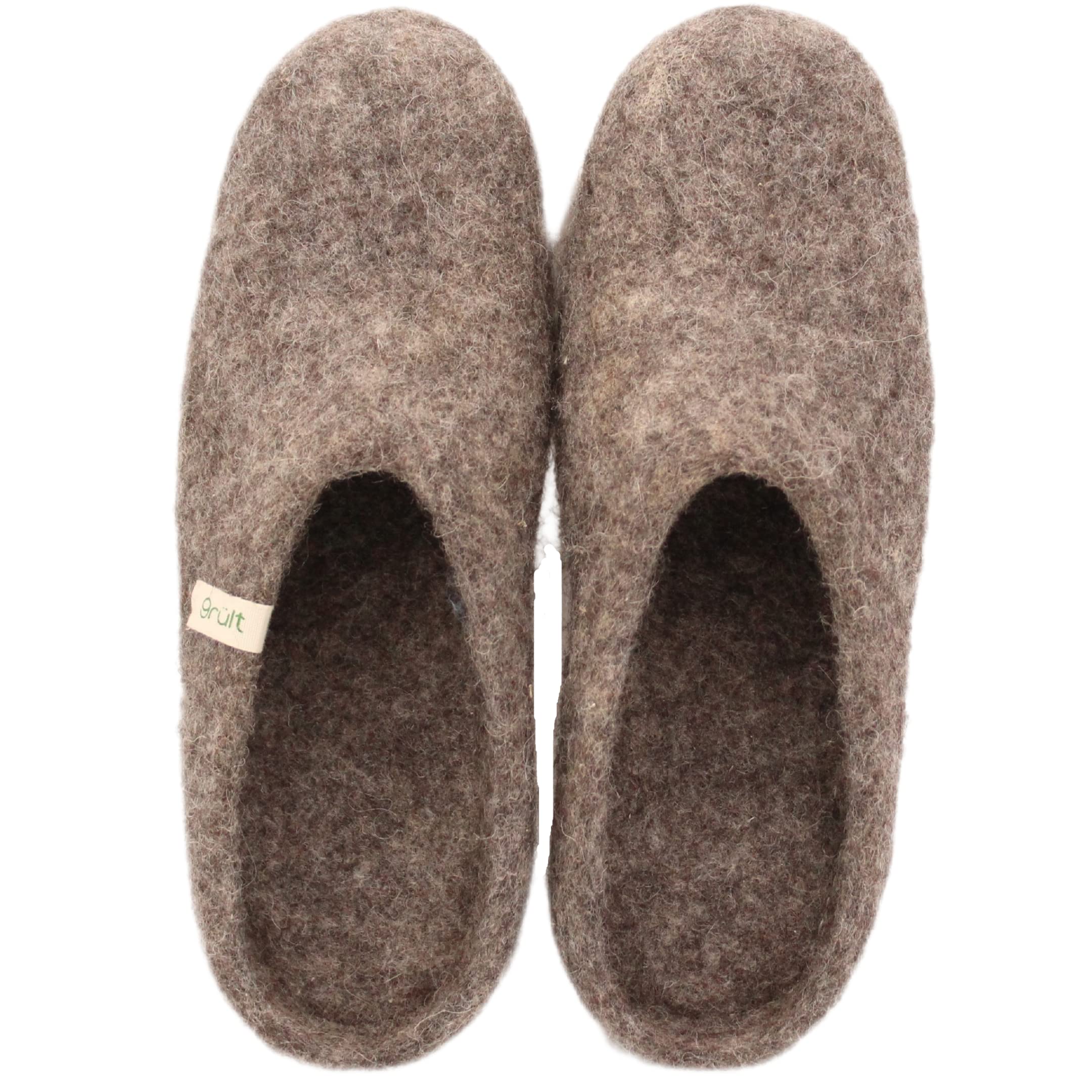 Pantuflas de fieltro de lana, pantuflas para hombre y mujer, suaves y acogedoras, calidad superior, suela de piel antideslizante