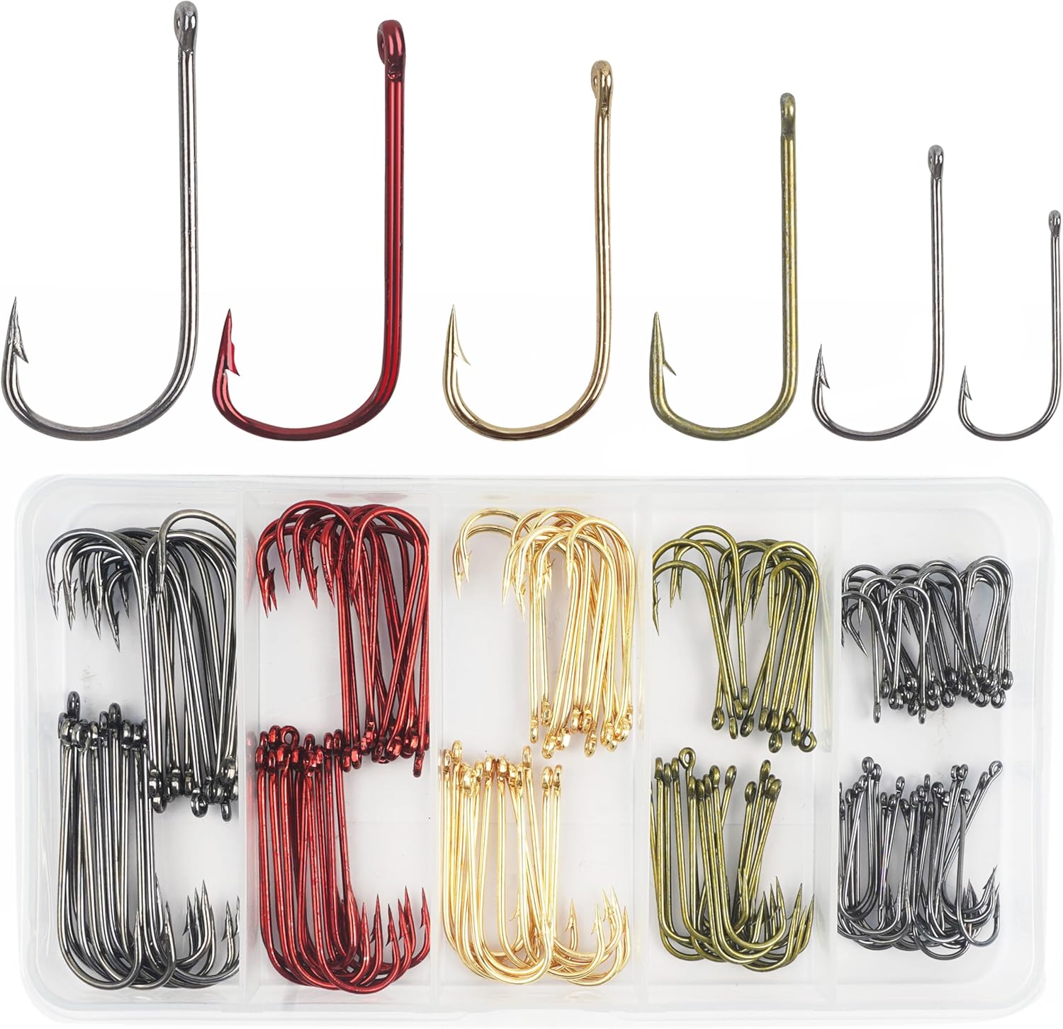 Crappie Panfish Fishing Hooks 150pcs Aberdeen Long Shank