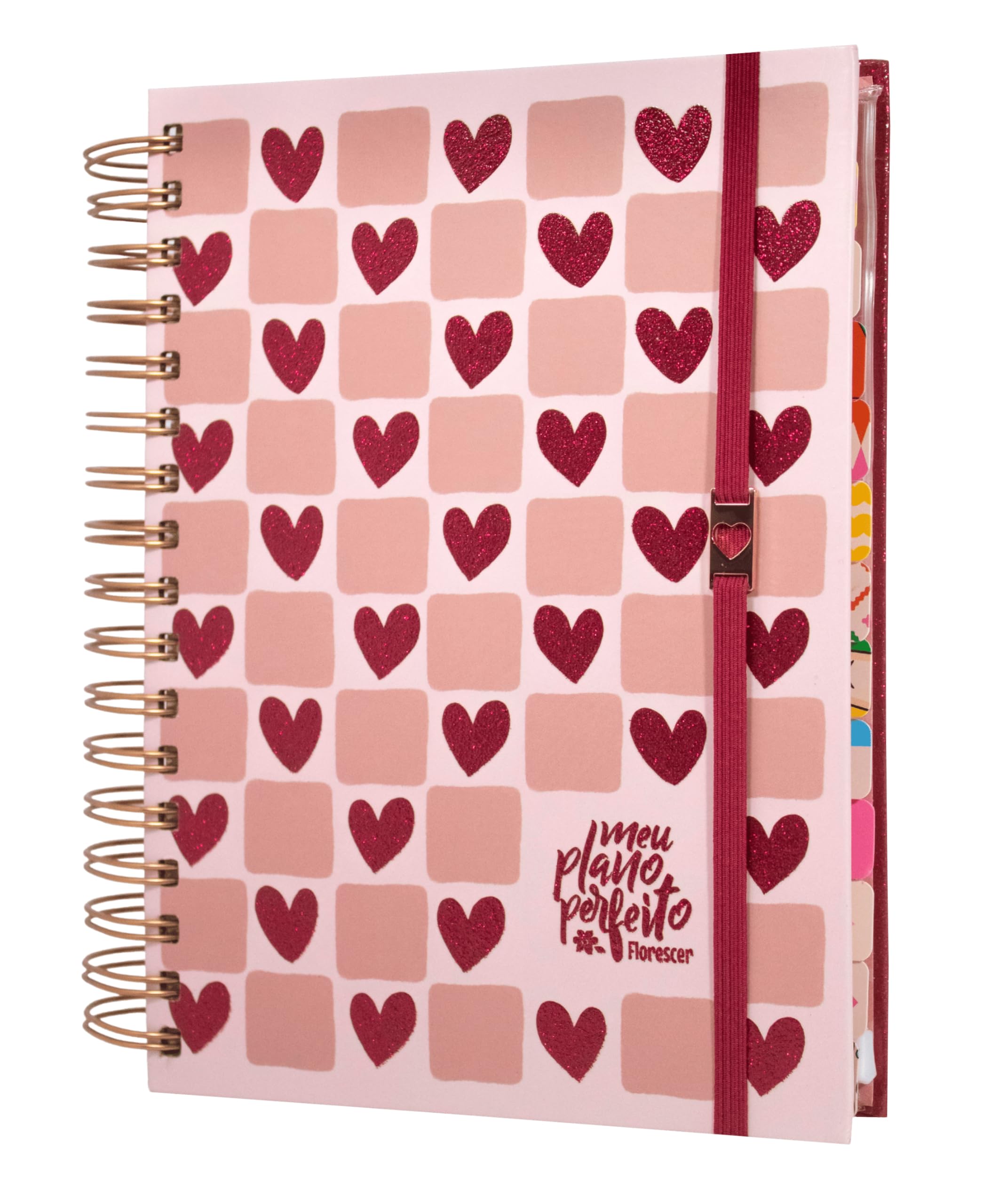 Cartelas de adesivos inclusas planner permanente