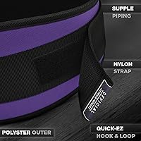 Vista 21 de RDX Cinturón de levantamiento de pesas, bloqueo automático, soporte acolchado de espalda de 6.5 pulgadas, entrenamiento de fuerza para gimnasio