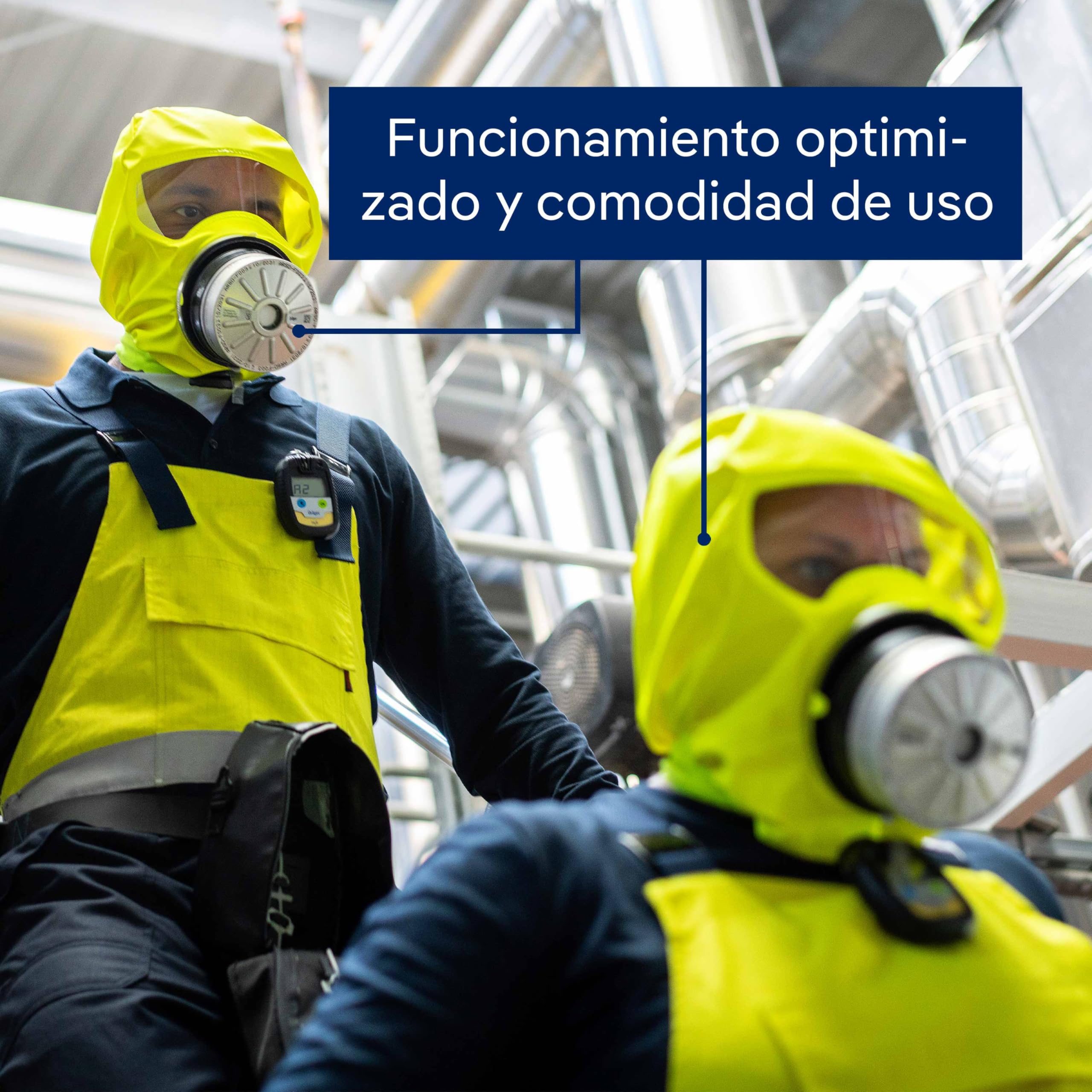 Dräger PARAT 7520 Capucha de Emergencia con Filtro Combinado ABEK CO P3| Adecuada para áreas industriales y para el Escape en Caso de Incendio