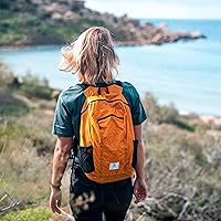 Vista 5 de Mochila 4Monster de excursionismo, de día, resistente al agua, ligera, plegable, para viajes, campamento, exteriores