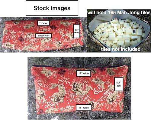 Miniatura 6 de Cute Cats - Bolsa de fondo plano para azulejos Mahjong de tamaño estándar, Zini grande